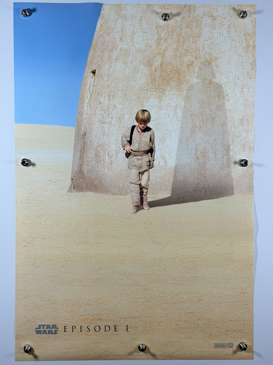 Star Wars Episode I The Phantom Menace 1998 Original Movie Poster 27x40 DS Teaser Anakin Skywalker Darth Vader Style A