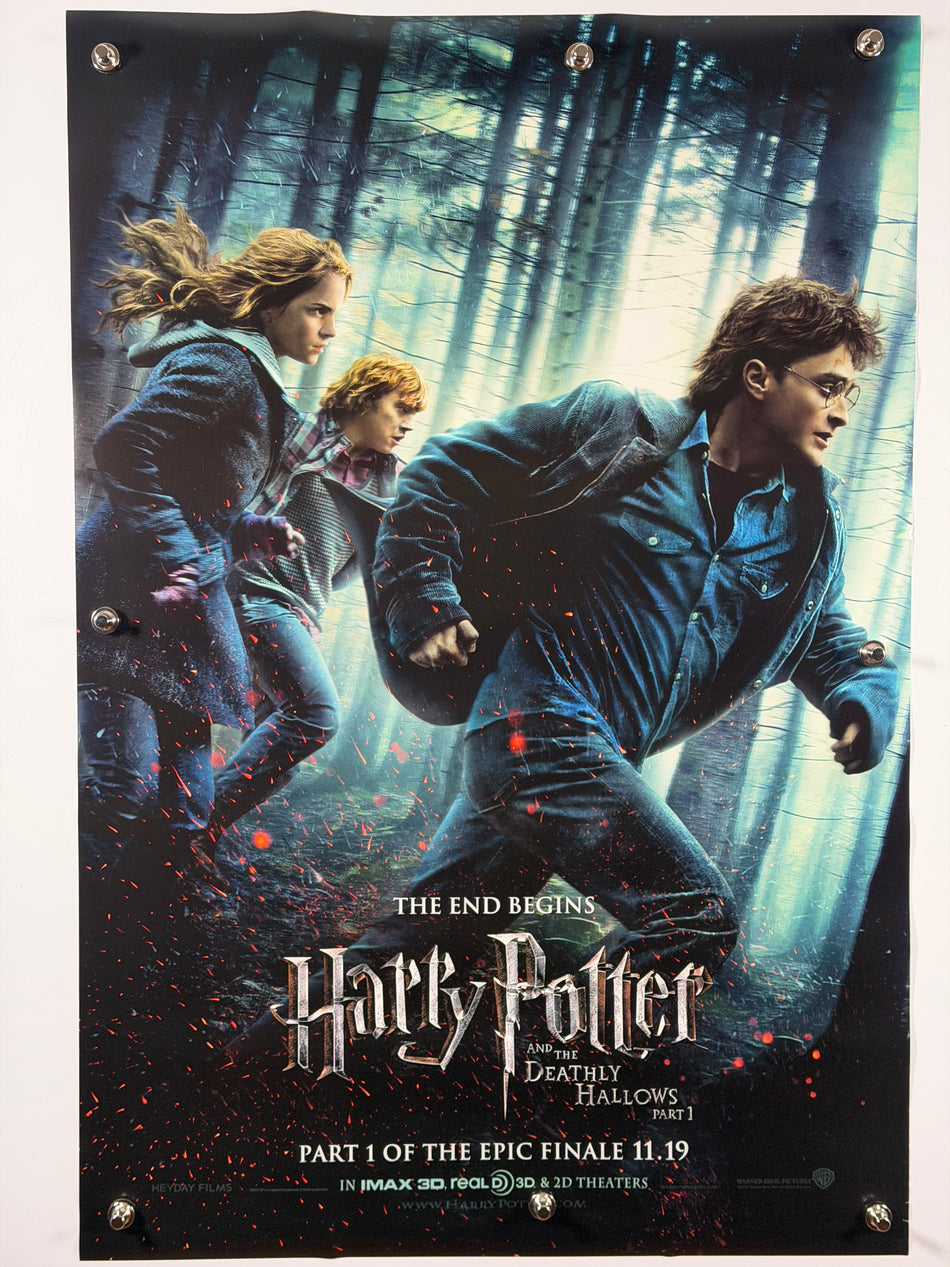 Harry Potter and the Deathly Hallows Part 1 2010 Original Movie Poster 27x40 DS Daniel Radcliffe Emma Watson Rupert Grint