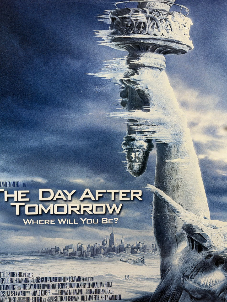 The Day After Tomorrow 2004 Original Movie Poster 27x40 DS Dennis Quaid Jake Gyllenhaal