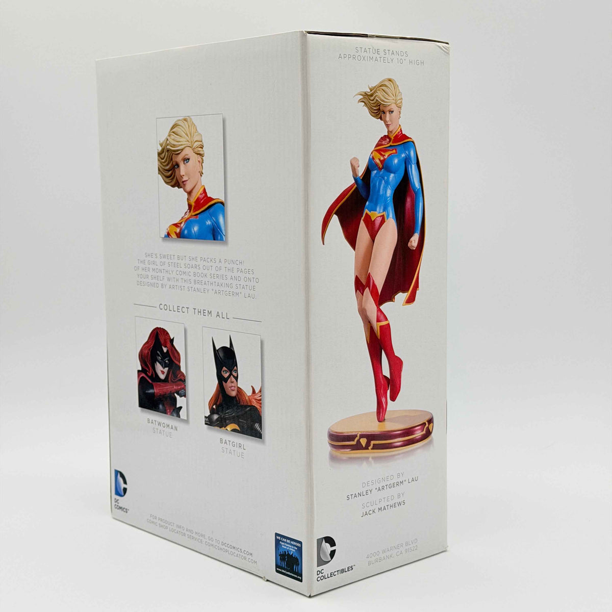 DC COMICS COVER GIRLS SUPERGIRL STATUE STANLEY ARTGERM LAU NUMBERED LIMITED EDITION