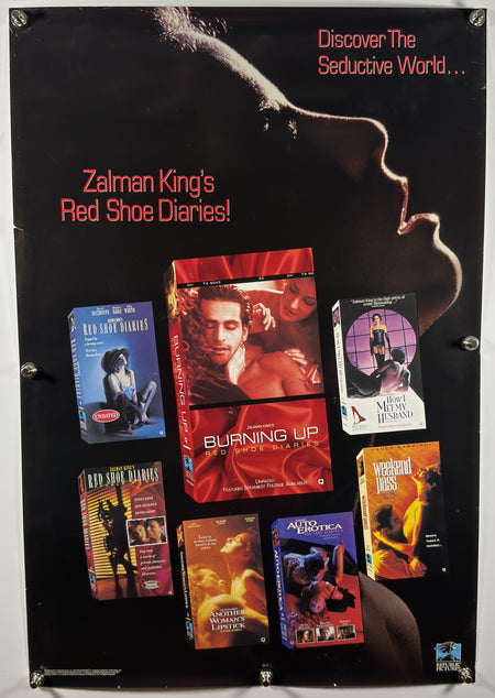 RED SHOE DIARIES 1997 Original Video Release Promo Poster 27x40 SS Rolled Zalman King Republic Pictures - Joe's Geek VLT