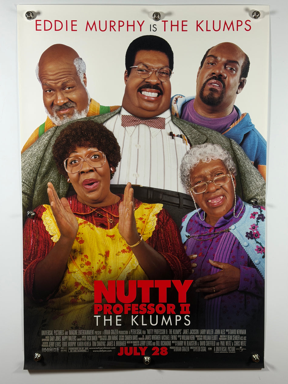 Nutty Professor II The Klumps 2000 Original Movie Poster 27x40 DS Advance Eddie Murphy