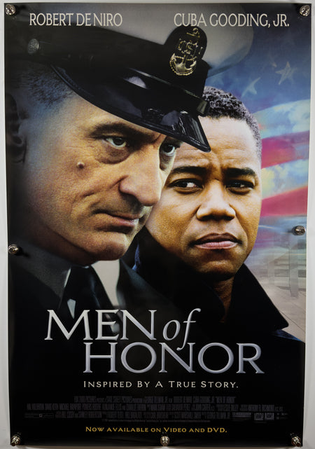 MEN OF HONOR 2000 Original Video DVD Release Poster 27x40 SS Rolled Robert De Niro Cuba Gooding Jr - Joe's Geek VLT