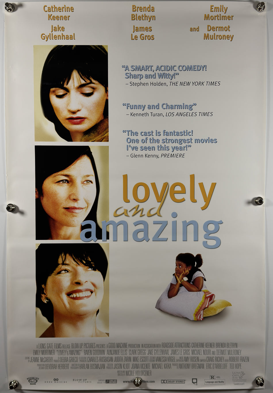 LOVELY AND AMAZING 2001 Original Movie Poster 27x40 SS Rolled Catherine Keener Jake Gyllenhaal - Joe's Geek VLT