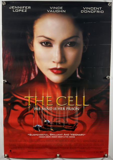 THE CELL 2000 Original Movie Poster 27x40 SS Rolled Jennifer Lopez Vince Vaughn - Joe's Geek VLT