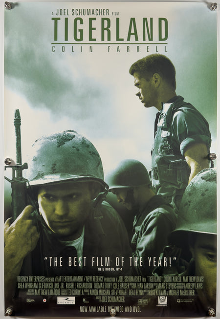 TIGERLAND 2000 Original Video DVD Release Poster 27x40 SS Rolled Colin Farrell - Joe's Geek VLT
