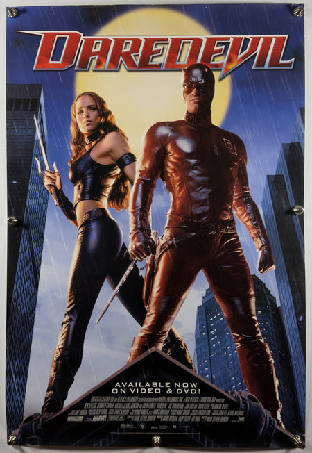 DAREDEVIL 2003 Original Video DVD Release Poster 27x40 SS Rolled Ben Affleck Jennifer Garner - Joe's Geek VLT