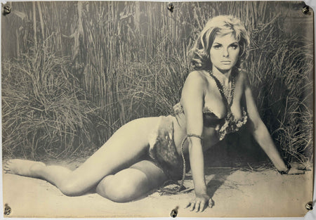 JULIE EGE CREATURES THE WORLD FORGOT 1971 Original Personality Poster 38x29 SS Rolled Hammer