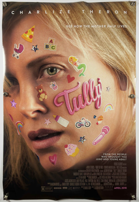 TULLY 2018 Original Movie Poster 27x40 DS Rolled Charlize Theron Focus Features