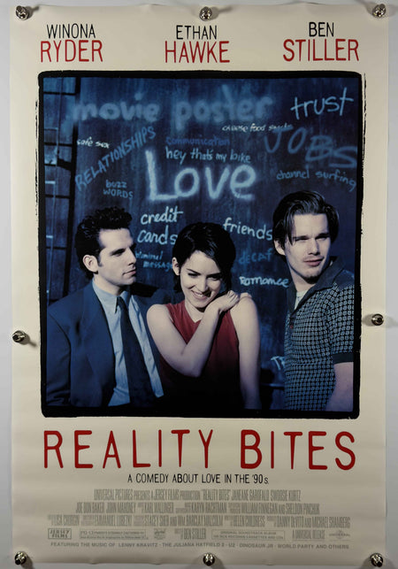REALITY BITES 1994 Original Movie Poster 27x40 SS Rolled Winona Ryder Ethan Hawke