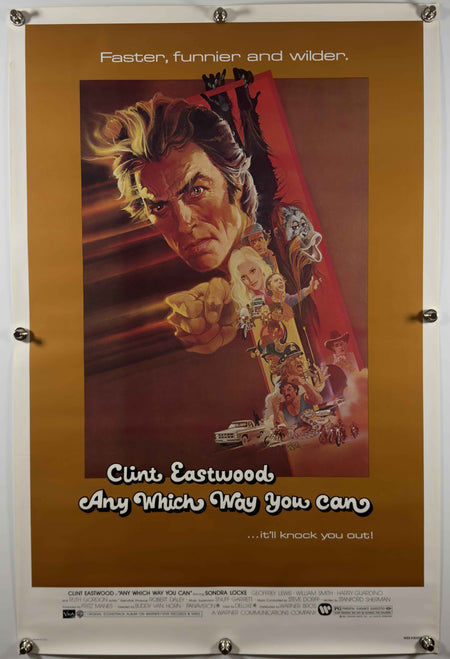 ANY WHICH WAY YOU CAN 1980 Original Movie Poster 27x41 SS Rolled Clint Eastwood