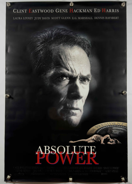 ABSOLUTE POWER 1997 Original Movie Poster 27x40 SS Rolled Clint Eastwood Gene Hackman