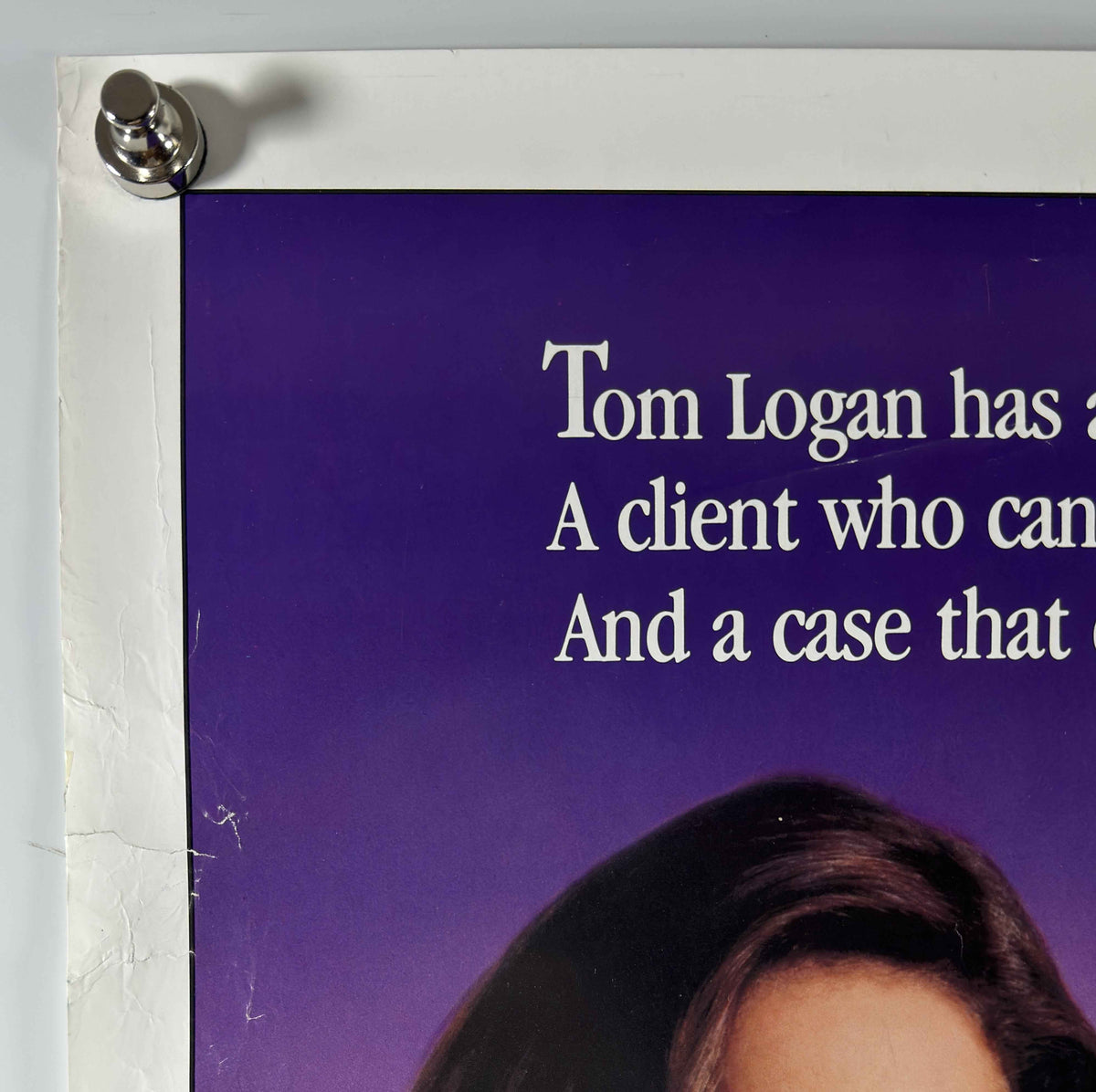 LEGAL EAGLES 1986 Original Movie Poster 27x41 SS Rolled Robert Redford Debra Winger
