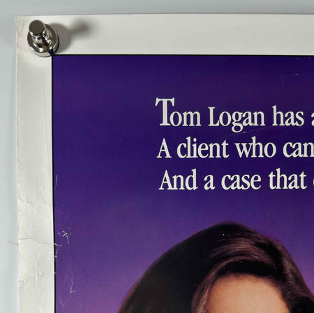 LEGAL EAGLES 1986 Original Movie Poster 27x41 SS Rolled Robert Redford Debra Winger