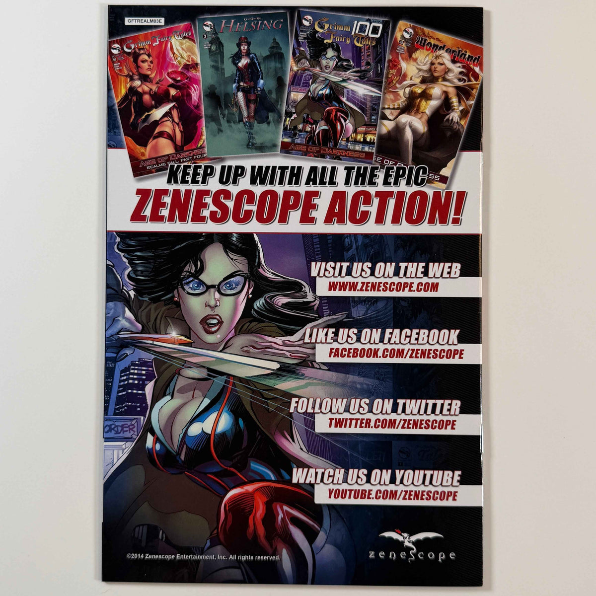 ZENESCOPE REALM WAR AGE OF DARKNESS #3 AUSTIN COMIC CON EXCLUSIVE LE 500 COMIC BOOK PAUL GREEN