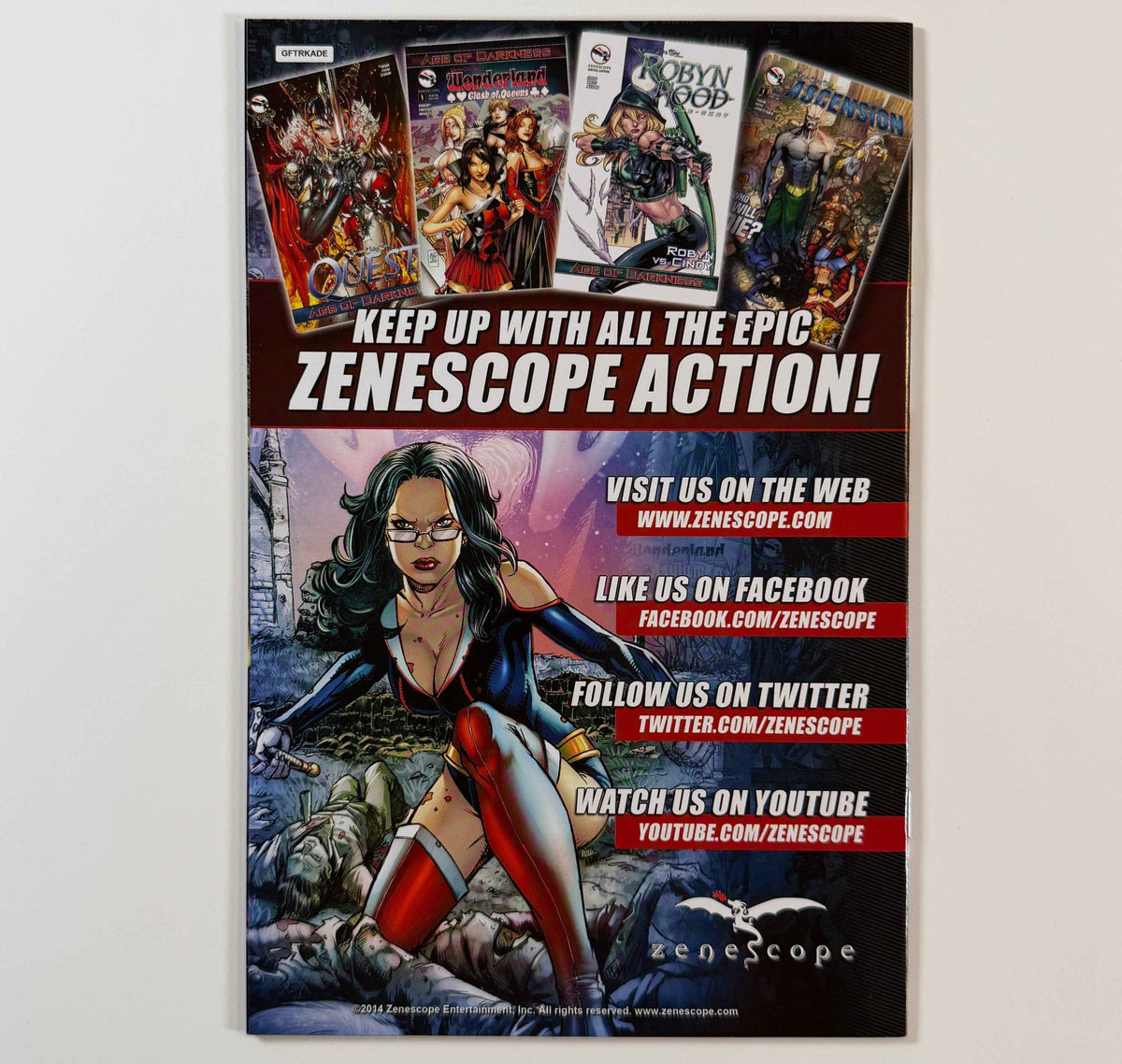 ZENESCOPE REALM KNIGHTS AGE OF DARKNESS ONE SHOT BEACH SAN DIEGO COMIC CON EXCLUSIVE LE 500 COMIC BOOK NEI RUFFINO