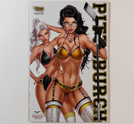 ZENESCOPE GRIMM FAIRY TALES VS WONDERLAND #3 PITTSBURGH COMIC CON EXCLUSIVE LE 350 COMIC BOOK JAMIE TYNDALL ULA MOS