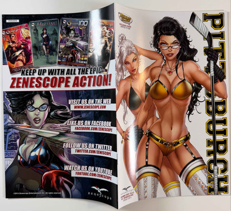 ZENESCOPE GRIMM FAIRY TALES VS WONDERLAND #3 PITTSBURGH COMIC CON EXCLUSIVE LE 350 COMIC BOOK JAMIE TYNDALL ULA MOS