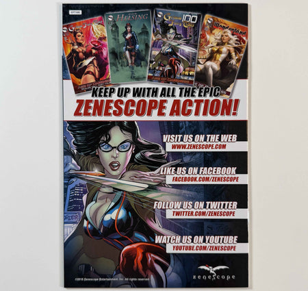 ZENESCOPE GRIMM TALES OF TERROR #10 DETROIT BASEBALL MOTOR CITY COMIC CON EXCLUSIVE LE 350 COMIC BOOK BILLY TUCCI ULA MOS