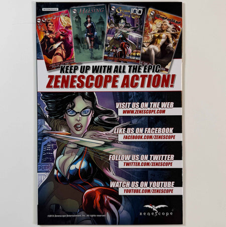 ZENESCOPE INFERNO RINGS OF HELL #3 COMIKAZE EXCLUSIVE LE 500 COMIC BOOK JASON CARDY