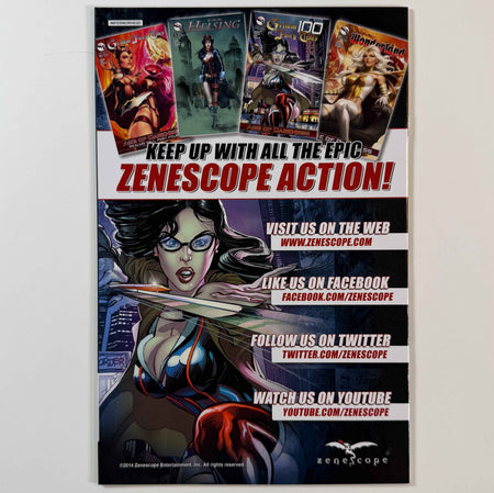 ZENESCOPE GRIMM FAIRY TALES VS WONDERLAND #2 CALIE SELA ALAMO CITY COMIC CON EXCLUSIVE LE 350 COMIC BOOK PAUL GREEN