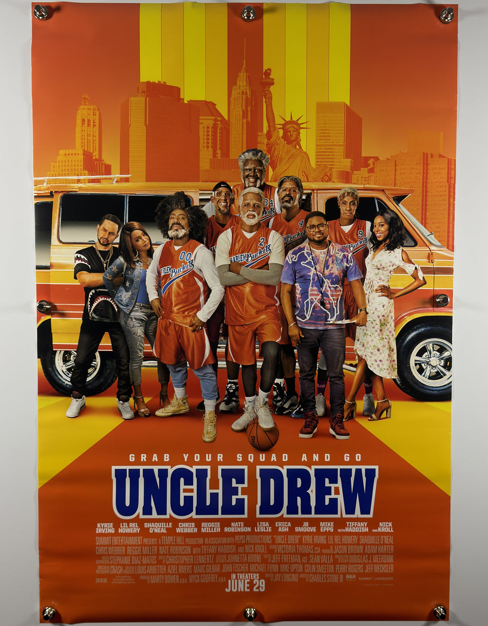 UNCLE DREW (A) 2018 Original Movie Poster 27x40 DS Rolled Kyrie Irving Shaquille O'Neal