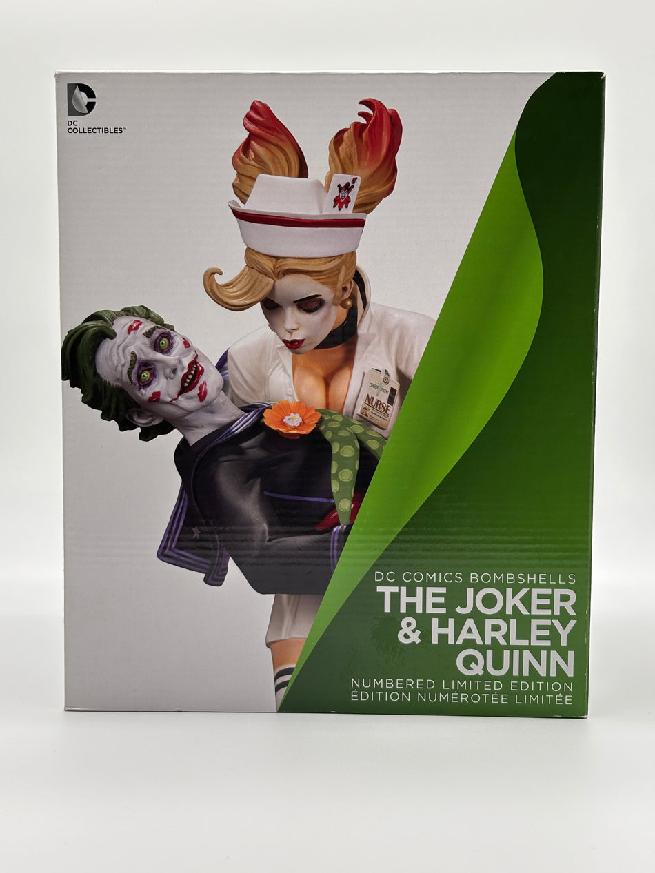 DC Comics Bombshells Joker & Harley Quinn Limited Edition Porcelain Statue