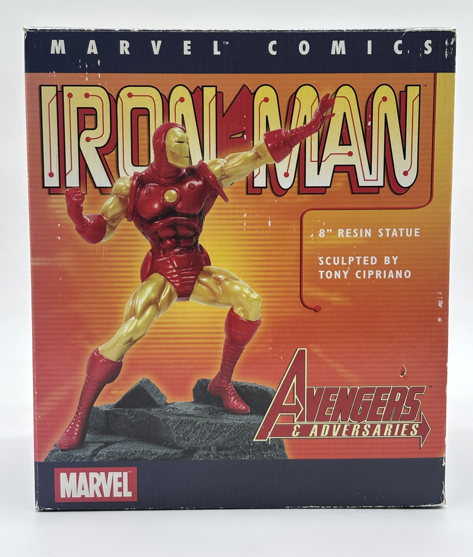 Marvel Iron Man Avengers & Adversaries 8” Resin Statue Tony Cipriano Diamond Select