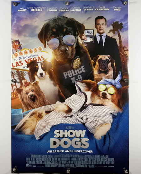 SHOW DOGS 2018 Original Movie Poster 27x40 DS Rolled Will Arnett Ludacris Shaquille O'Neal