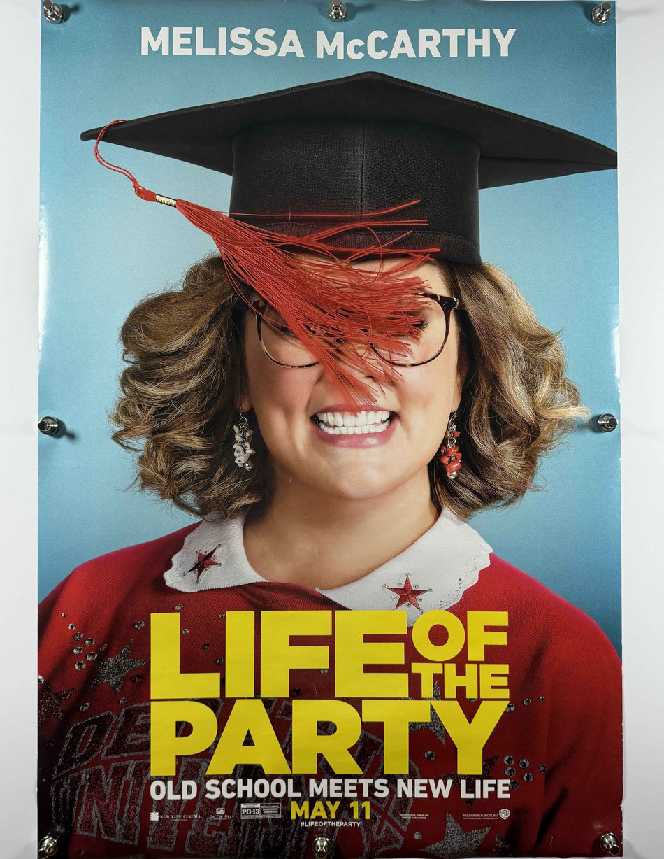 LIFE OF THE PARTY 2018 Original Movie Poster 27x40 DS Rolled Melissa McCarthy
