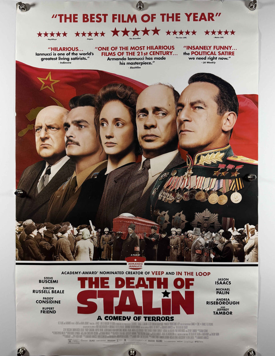 THE DEATH OF STALIN 2018 Original Movie Poster 27x40 DS Rolled Steve Buscemi Jason Isaacs