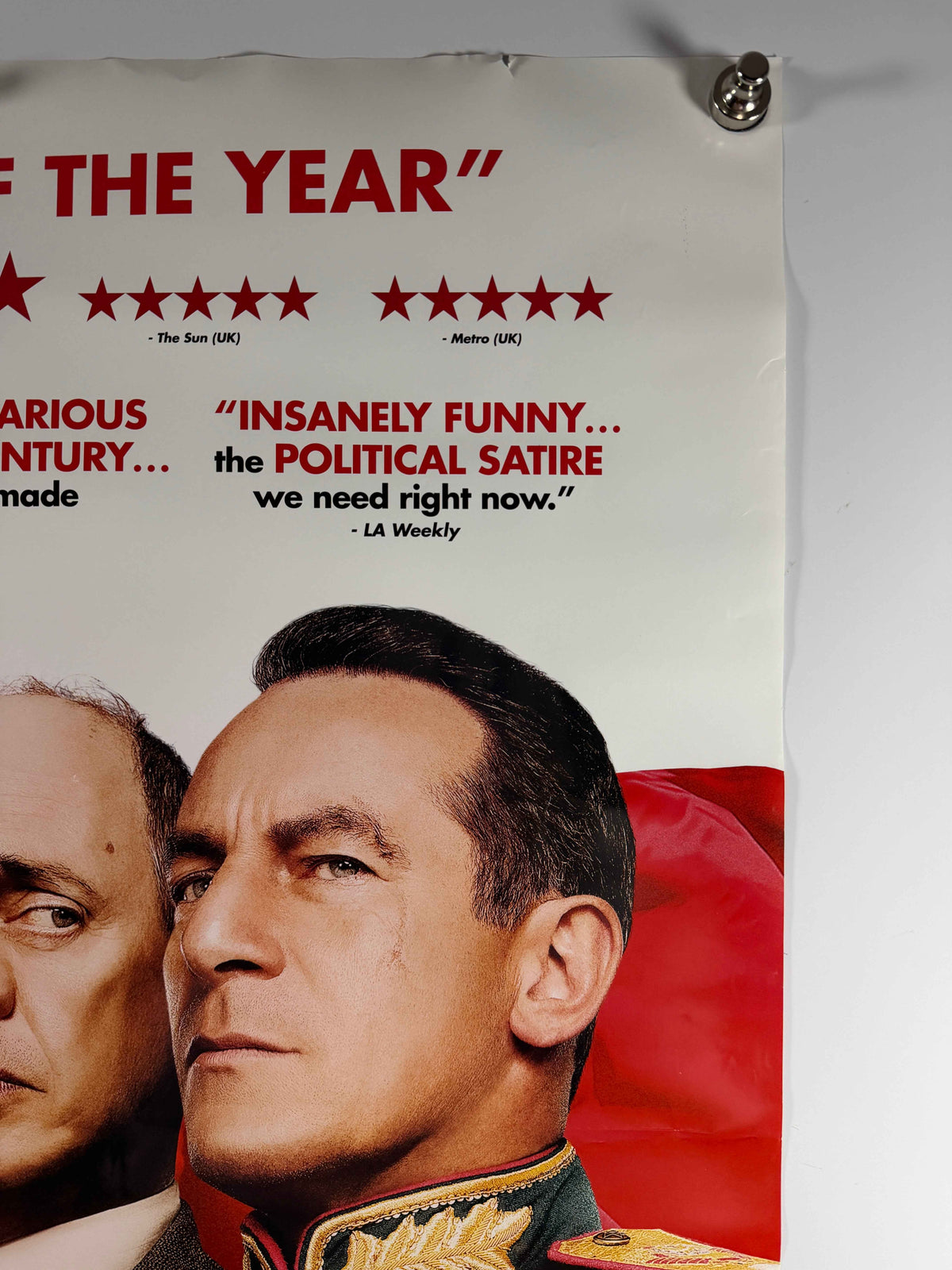 THE DEATH OF STALIN 2018 Original Movie Poster 27x40 DS Rolled Steve Buscemi Jason Isaacs
