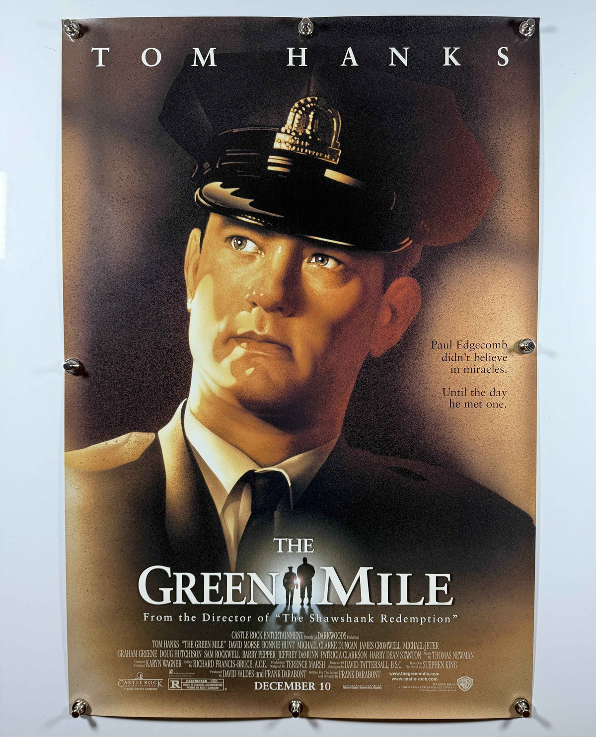 THE GREEN MILE 1999 Original Movie Poster 27x40 Rolled Tom Hanks Stephen King