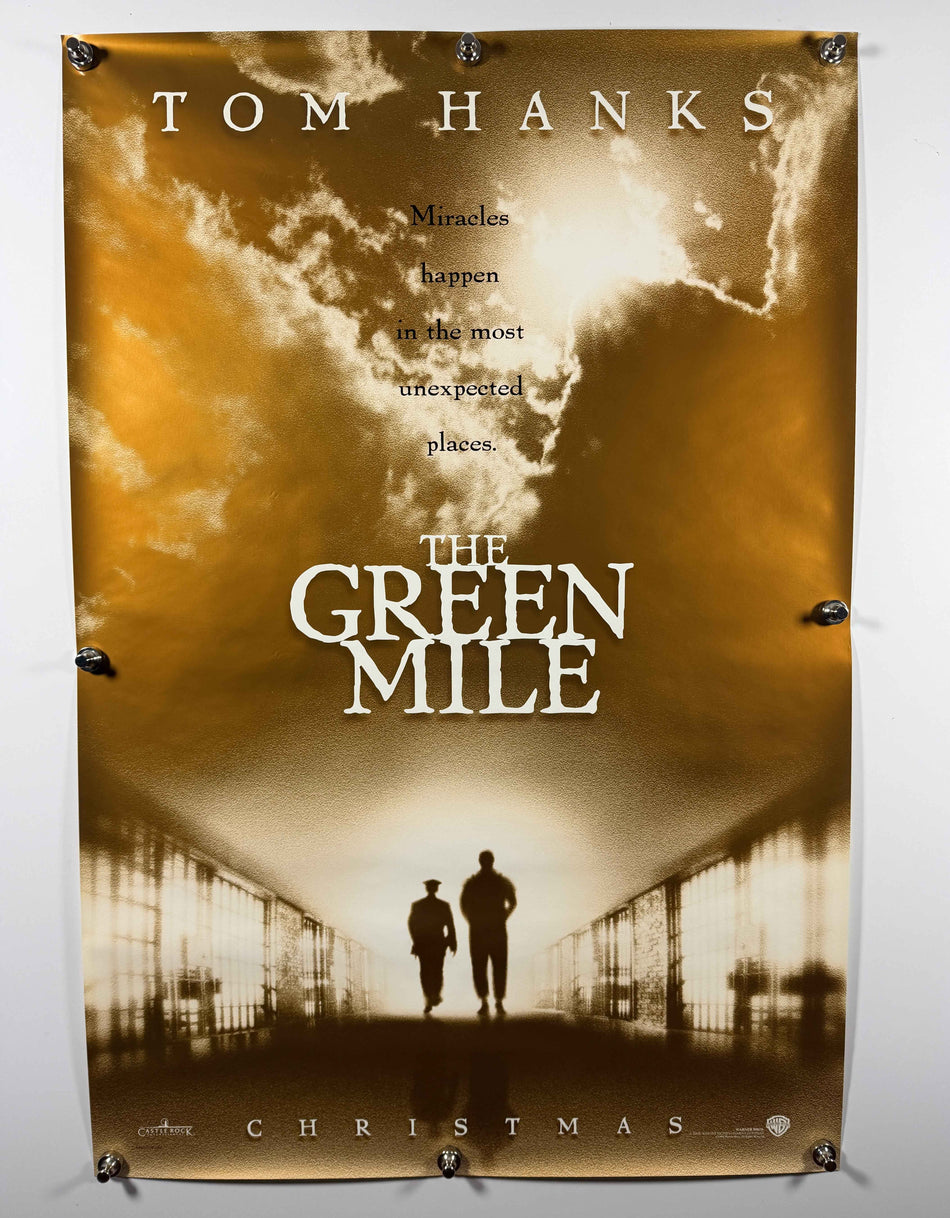THE GREEN MILE 1999 Original Advance Movie Poster 27x40 Rolled Tom Hanks Christmas