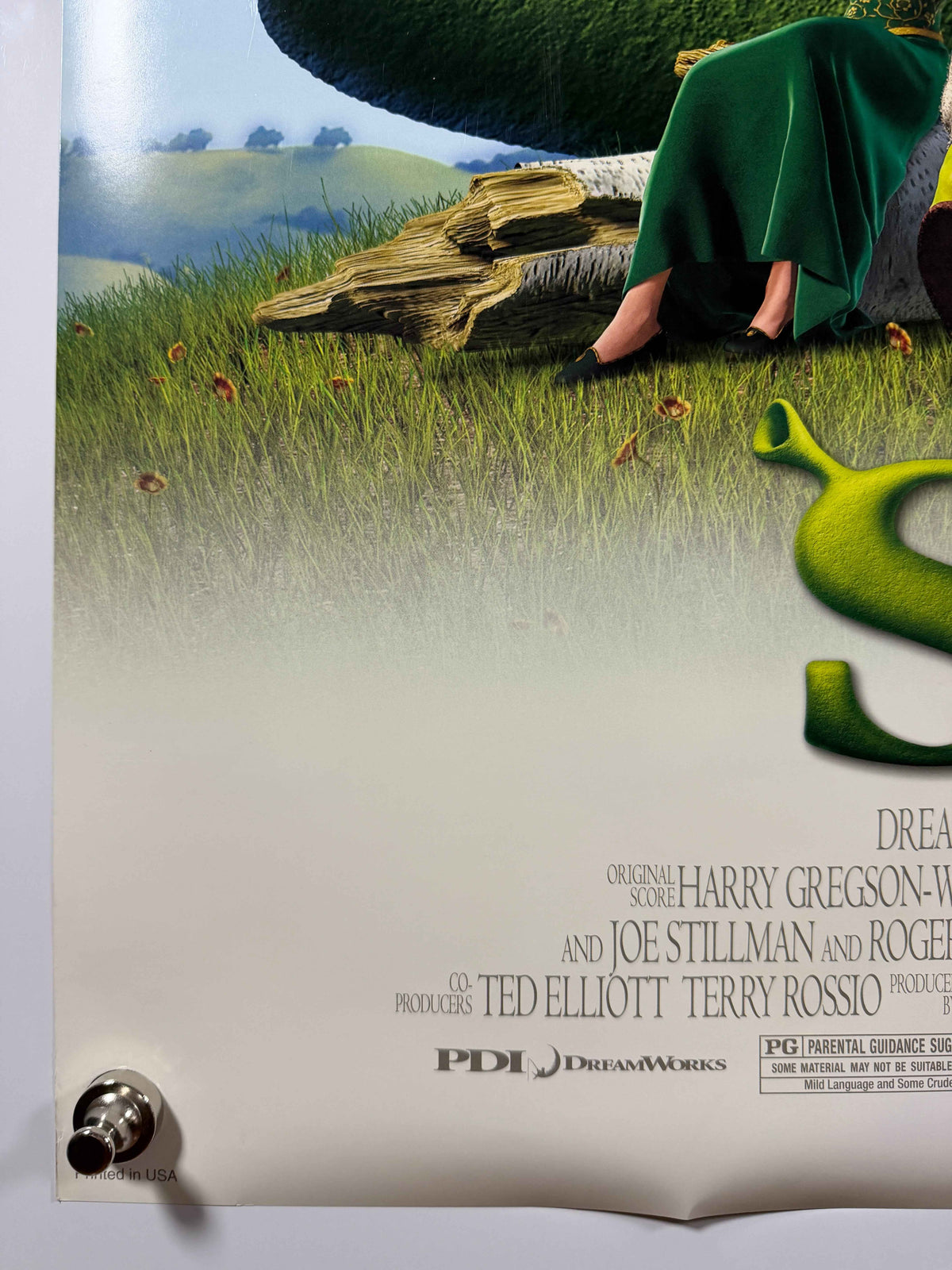SHREK 2001 Original Movie Poster Style A 27x40 Rolled DreamWorks Mike Myers Eddie Murphy