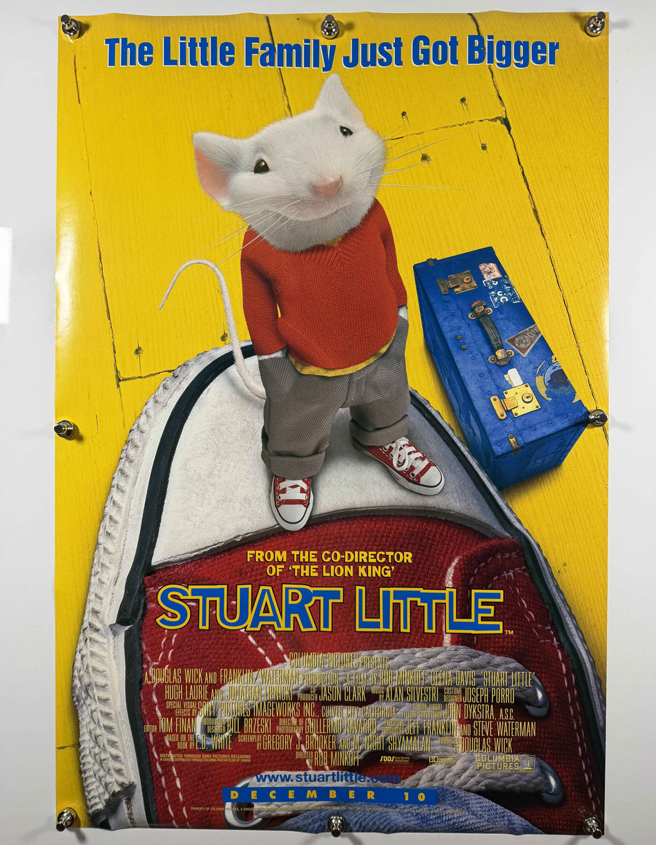 STUART LITTLE 1999 Original Advance Movie Poster 27x40 Rolled Columbia Pictures Mouse