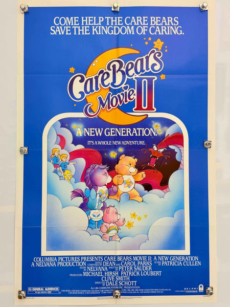 CARE BEARS MOVIE II: A NEW GENERATION 1986 Original Movie Poster 27x41 SS Care Bears