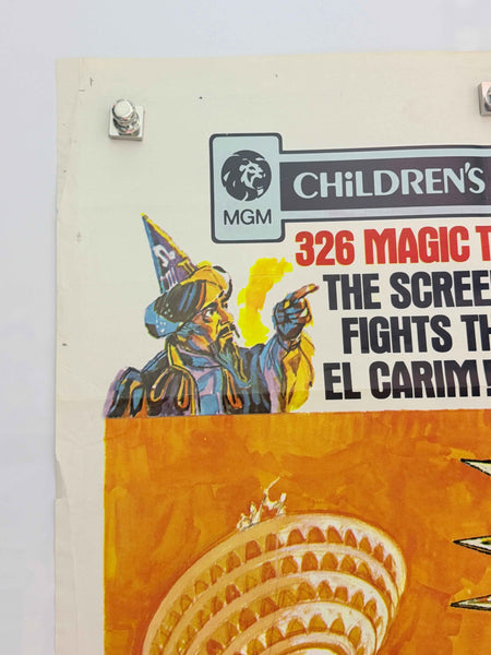 CAPTAIN SINDBAD 1963 Original Children's Matinee Movie Poster 27x41 SS Guy Williams