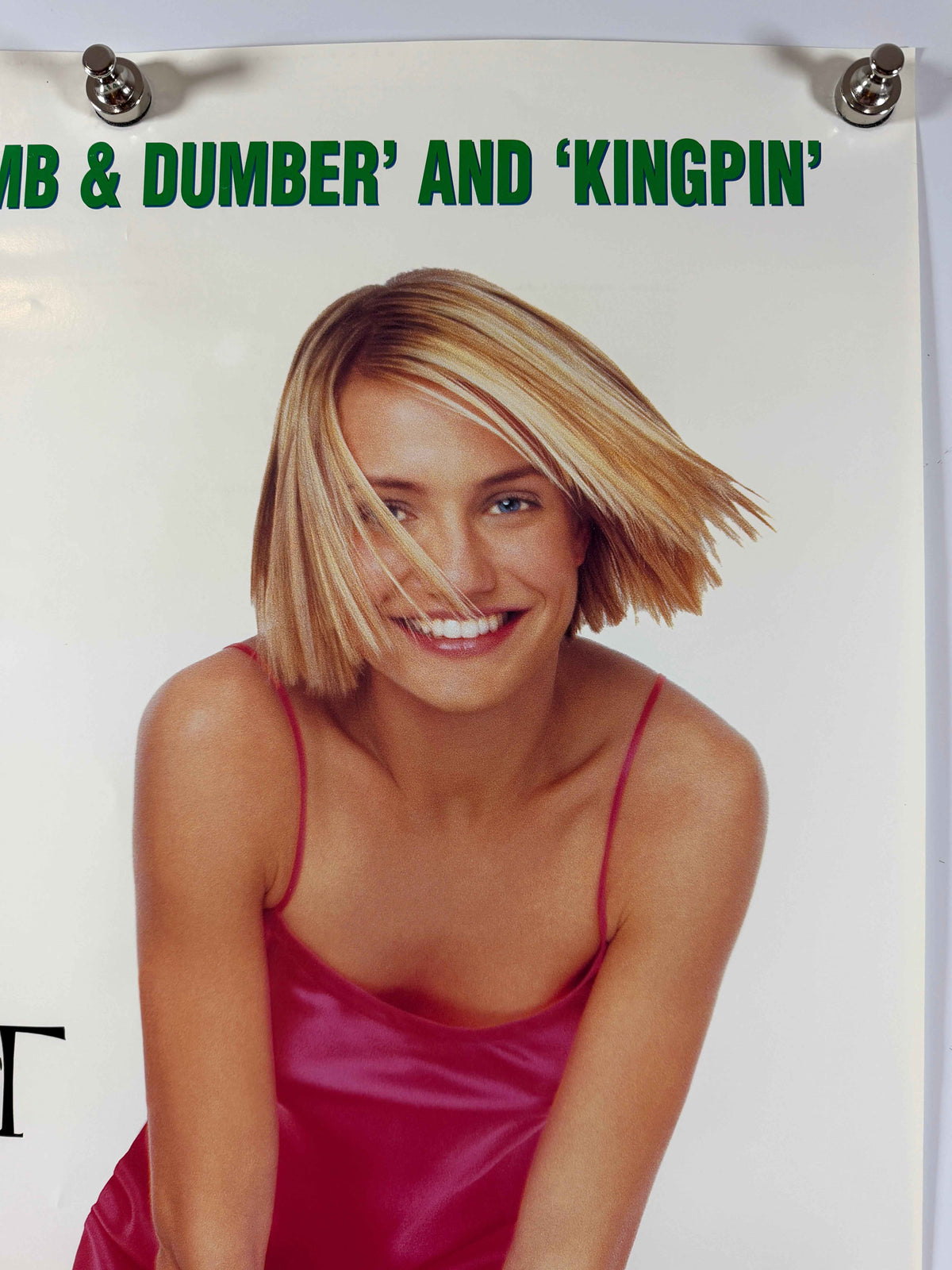 *HOLY GRAIL* THERE'S SOMETHING ABOUT MARY 1998 Original Movie Poster 27x40 DS Rolled Cameron Diaz