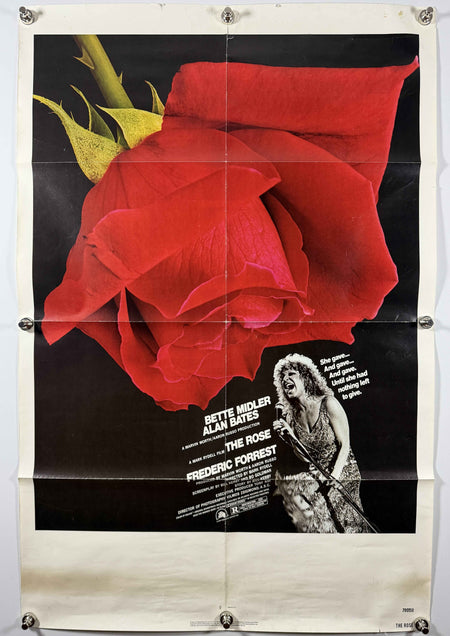 THE ROSE 1979 Original Movie Poster 27x41 SS Folded Now Rolled Bette Midler