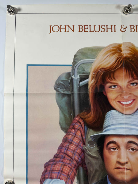 CONTINENTAL DIVIDE 1981 Original Movie Poster 27x41 SS Folded Now Rolled John Belushi Blair Brown