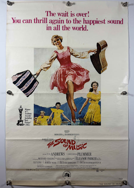 THE SOUND OF MUSIC 1973 Original Movie Poster 27x41 SS Folded Now Rolled Julie Andrews Christopher Plummer
