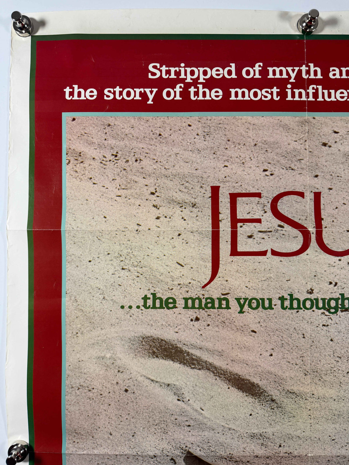 JESUS 1979 Original Movie Poster 27x40 SS Folded Now Rolled Brian Deacon Warner Bros