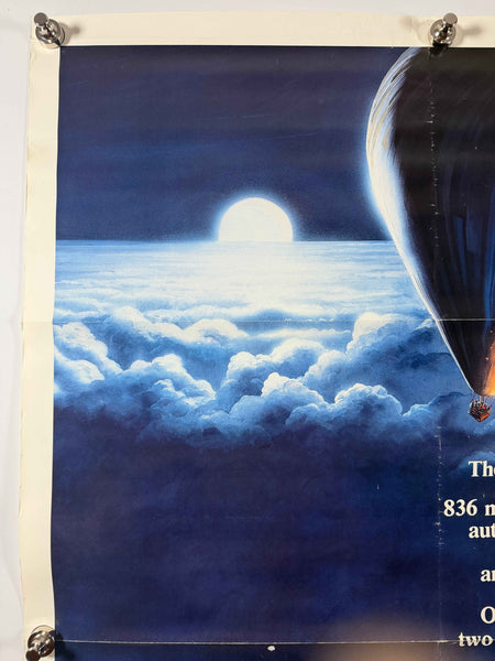 NIGHT CROSSING 1982 Original Movie Poster 27x41 SS Folded Now Rolled John Hurt Beau Bridges Disney