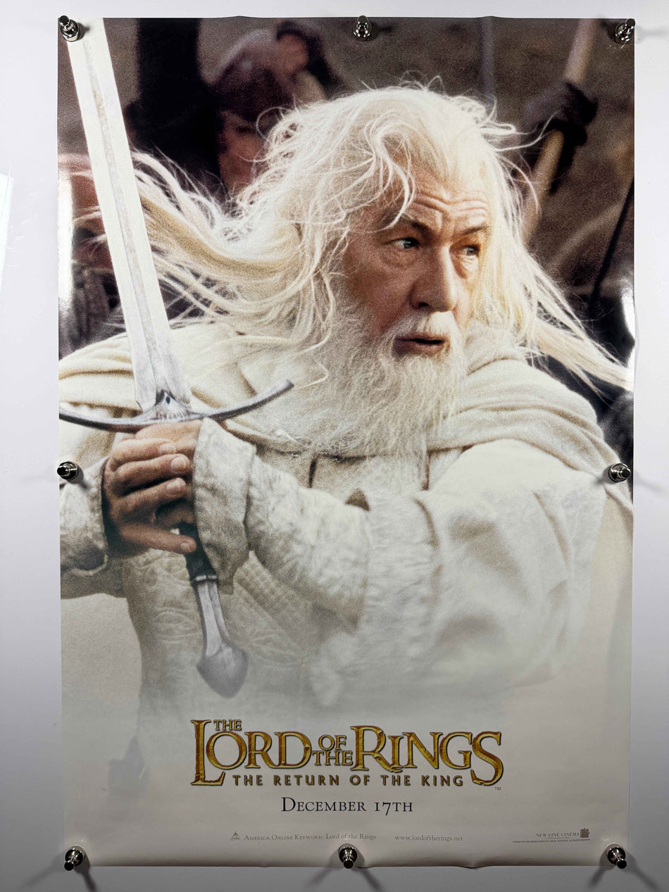 THE LORD OF THE RINGS RETURN OF THE KING 2003 Original Gandalf Advance Poster 27x40 SS Rolled