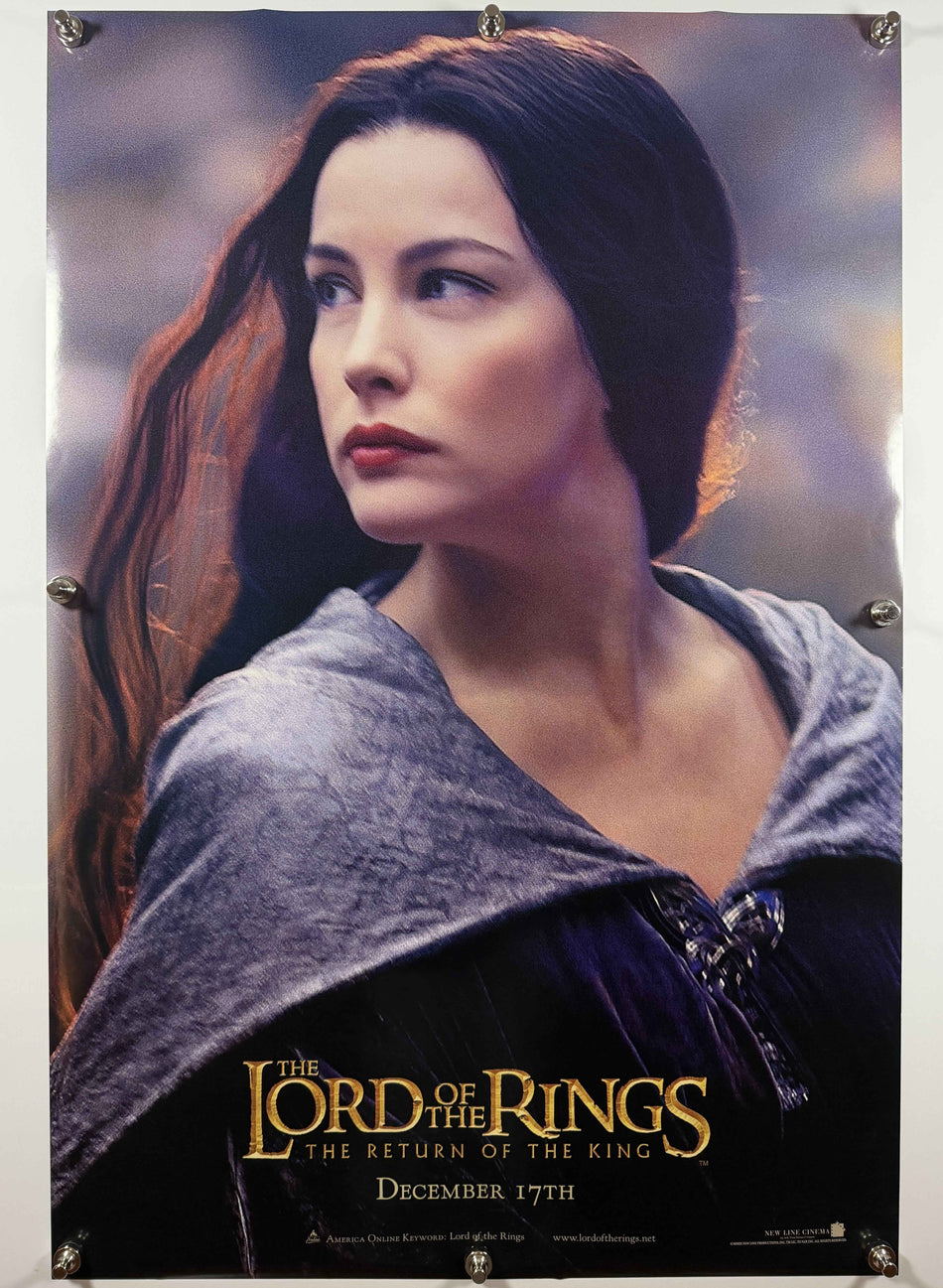 THE LORD OF THE RINGS RETURN OF THE KING 2003 Original Arwen Character Movie Poster 27x40 DS Rolled