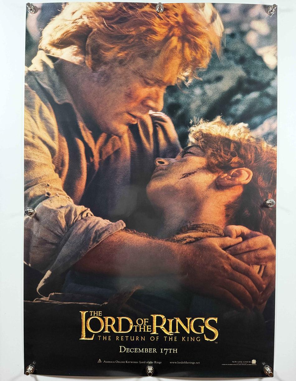 THE LORD OF THE RINGS RETURN OF THE KING 2003 Original Sam & Frodo Character Movie Poster 27x40 SS Rolled