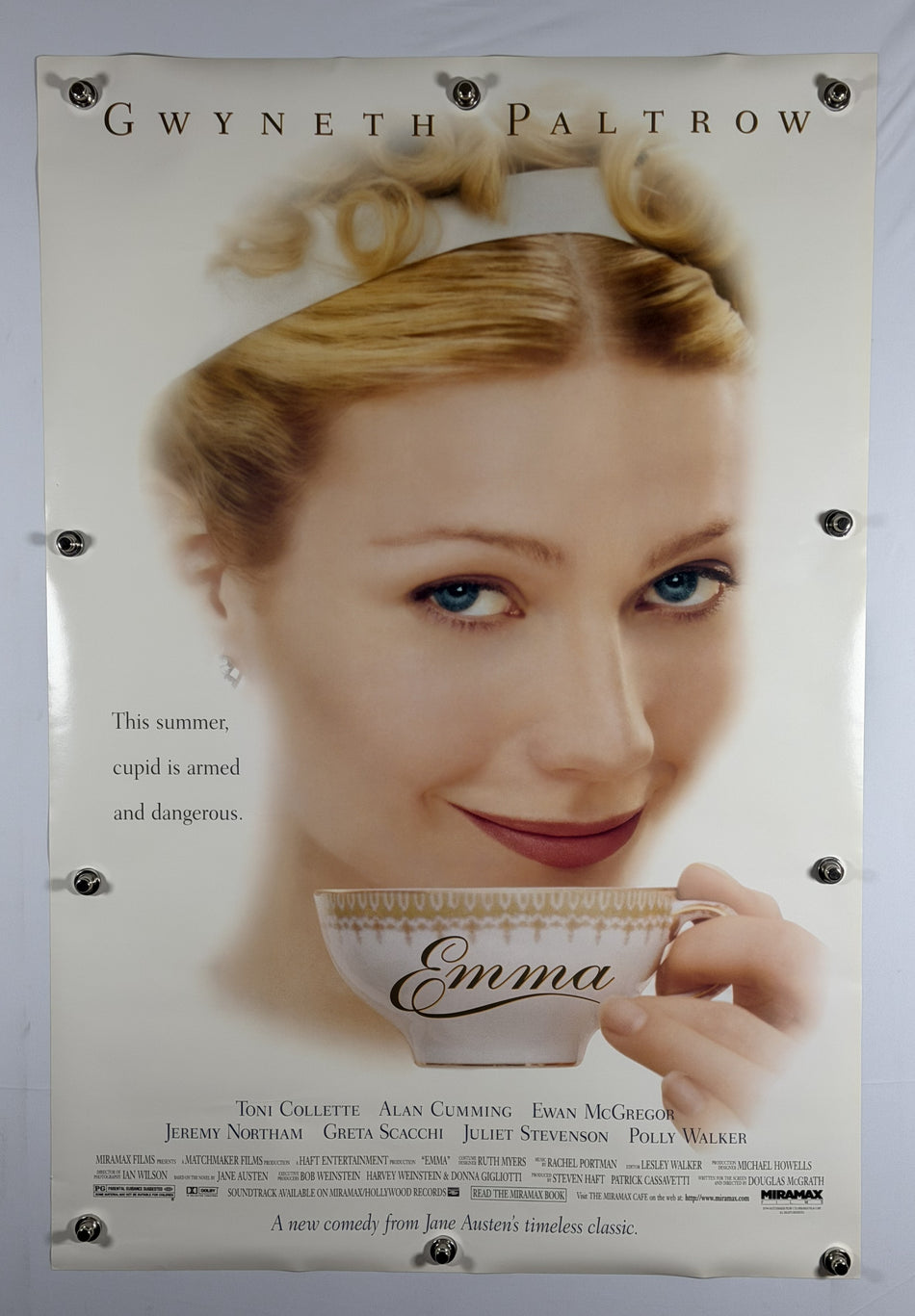 EMMA 1996 Original Movie Poster 27x40 DS Rolled Gwyneth Paltrow - Joe's Geek VLT