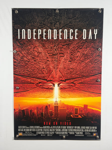 INDEPENDENCE DAY (1996) “NOW ON VIDEO” Original Movie Poster 27x40 - Joe's Geek VLT