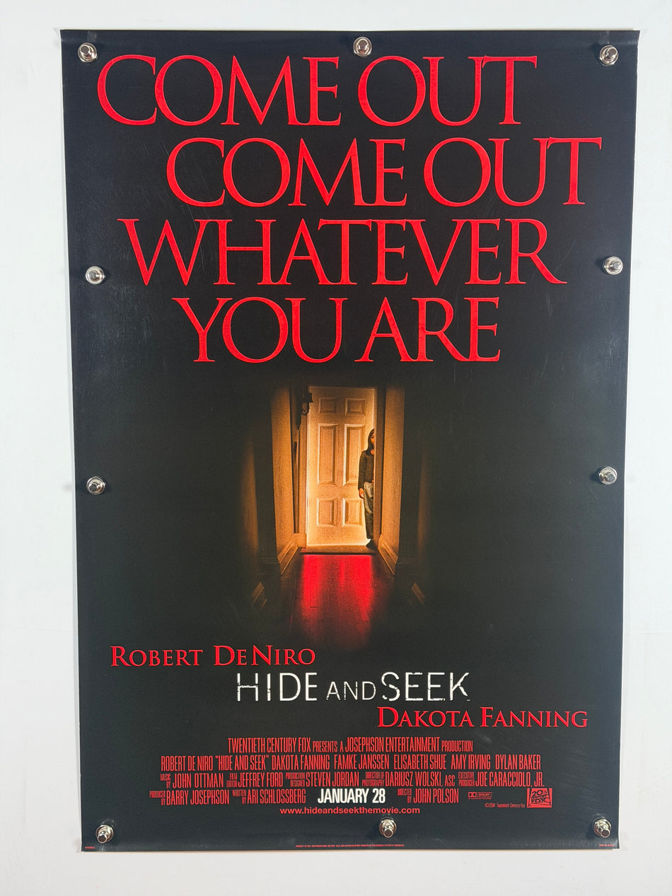 HIDE AND SEEK 2005 Original Movie Poster 27x40 DS Rolled Robert De Niro - Joe's Geek VLT